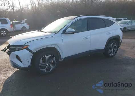 2022 Hyundai Tucson Hybrid Limited из США, поврежденный, VIN KM8JECA1XNU011873